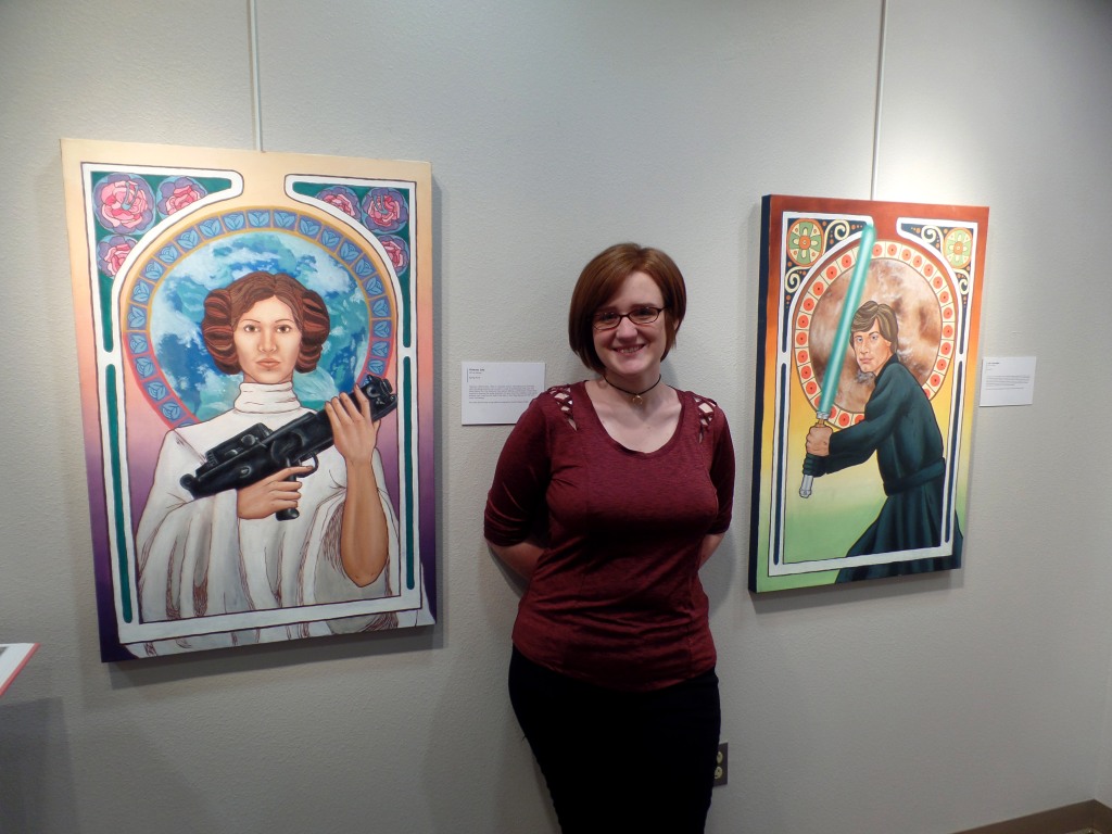 Sierra Roller presents honors thesis arts show